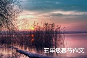 五年级春节作文
