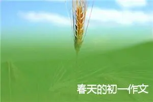 春天的初一作文