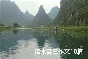 泪水高三作文10篇