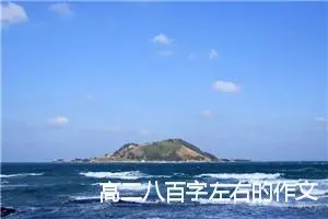 高二八百字左右的作文