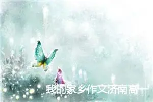 我的家乡作文济南高一