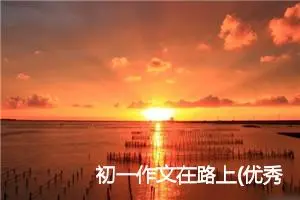 初一作文在路上(优秀12篇)