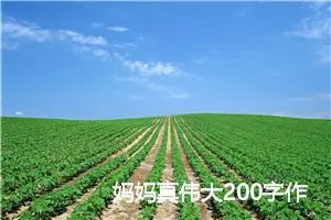 妈妈真伟大200字作文五年级(优秀34篇)