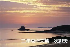 三年级作文第一次聊天(优秀9篇)