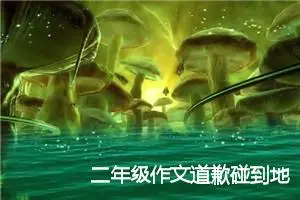 二年级作文道歉碰到地(优秀13篇)