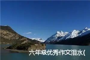 六年级优秀作文泪水(优秀28篇)