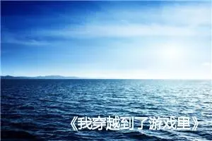 《我穿越到了游戏里》作文500字