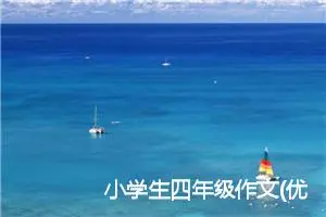 小学生四年级作文(优秀17篇)