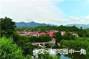 作文：峒河园中一角
