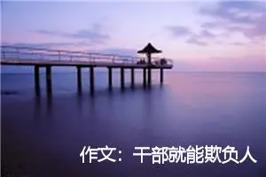 作文:干部就能欺负人吗?