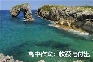 高中作文:收获与付出_作文550字_高考作文