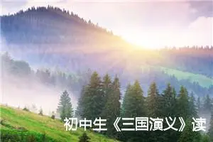 初中生《三国演义》读后感作文600字:走南闯北_初中读后感作文