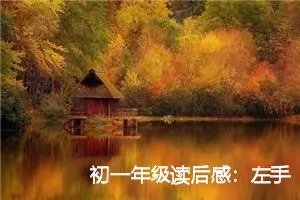 初一年级读后感：左手的掌纹读后感言_作文500字_初中读后感作文
