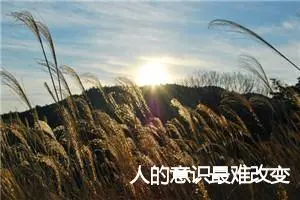 人的意识最难改变