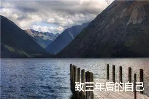 致三年后的自己