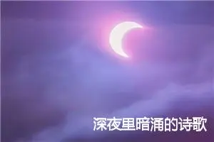 深夜里暗涌的诗歌