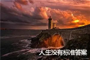 人生没有标准答案