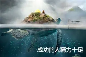 成功的人精力十足