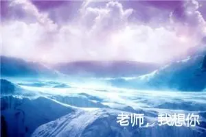 老师，我想你