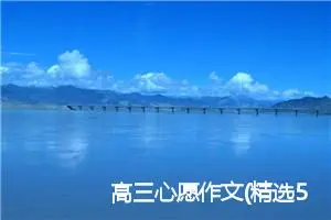 高三心愿作文(精选5篇)