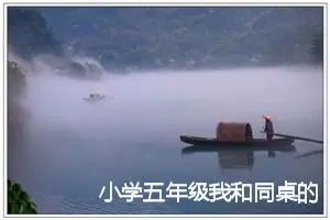 小学五年级我和同桌的故事作文(精选8篇)