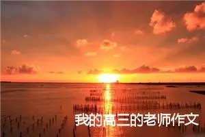 我的高三的老师作文