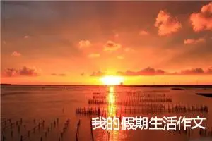 我的假期生活作文