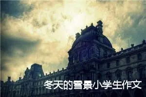 冬天的雪景小学生作文(精选5篇)