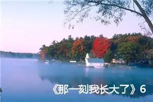 《那一刻我长大了》600字作文(精选7篇)