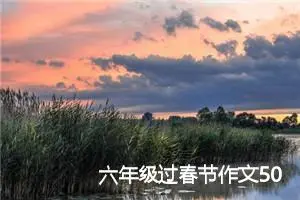 六年级过春节作文500字(精选6篇)