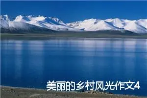 美丽的乡村风光作文450字
