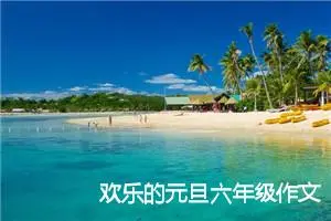 欢乐的元旦六年级作文(精选5篇)