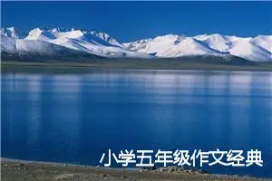 小学五年级作文经典