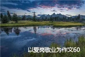 以爱岗敬业为作文600字(精选5篇)