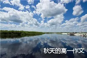 秋天的高一作文