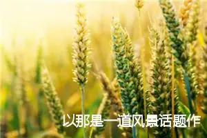 以那是一道风景话题作文(精选5篇)