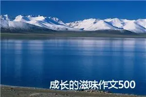 成长的滋味作文500字(精选6篇)