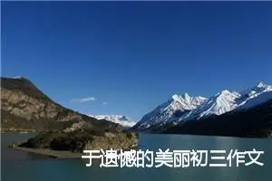 于遗憾的美丽初三作文(精选5篇)