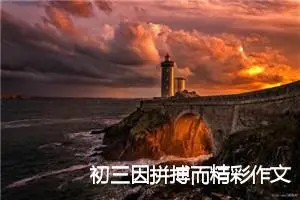 初三因拼搏而精彩作文(精选5篇)