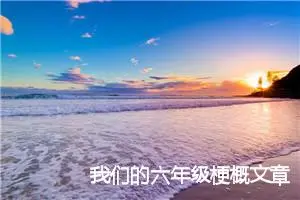 我们的六年级梗概文章作文(精选5篇)