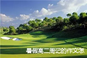 暑假高二周记的作文怎么写(精选5篇)