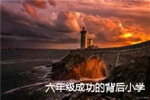 六年级成功的背后小学生话题作文(精选5篇)