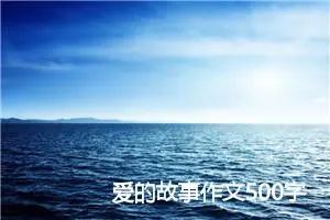 爱的故事作文500字