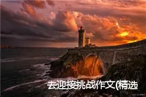 去迎接挑战作文(精选5篇)