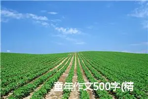 童年作文500字(精选8篇)
