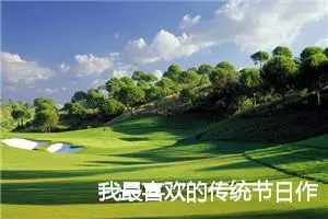 我最喜欢的传统节日作文