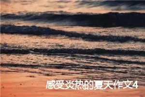 感受炎热的夏天作文400字(精选6篇)