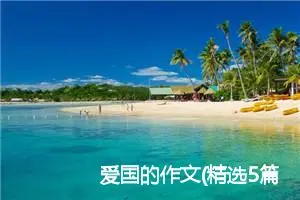 爱国的作文(精选5篇)