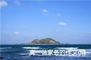 高一做家务的作文(精选6篇)