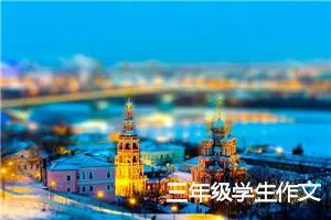 三年级学生作文